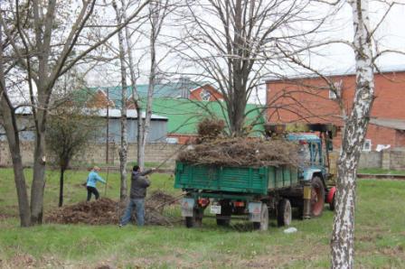На Всекубанском субботнике